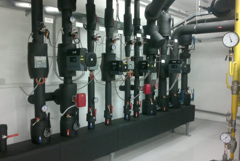 Ústredné kúrenie / BYTOVÉ  DOMY - foto