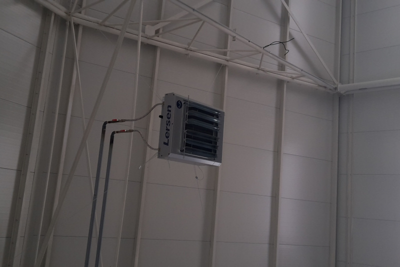 Ústredné kúrenie / PRIEMYSELNÉ  OBJEKTY / VÝROBNÉ  HALY - foto