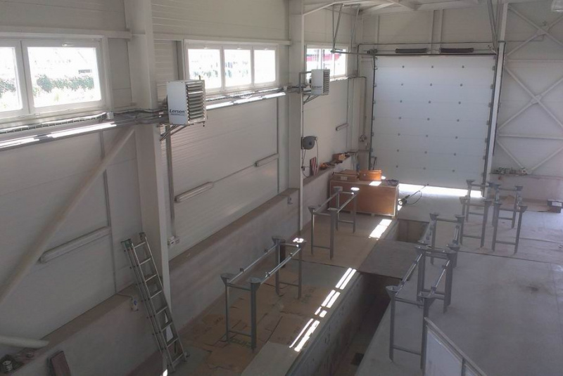 Ústredné kúrenie / PRIEMYSELNÉ  OBJEKTY / VÝROBNÉ  HALY - foto