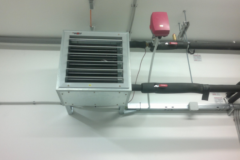 Ústredné kúrenie / PRIEMYSELNÉ  OBJEKTY / VÝROBNÉ  HALY - foto