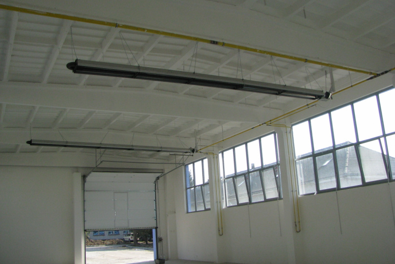 Ústredné kúrenie / PRIEMYSELNÉ  OBJEKTY / VÝROBNÉ  HALY - foto