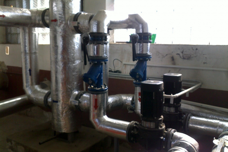 Ústredné kúrenie / PRIEMYSELNÉ  OBJEKTY / VÝROBNÉ  HALY - foto