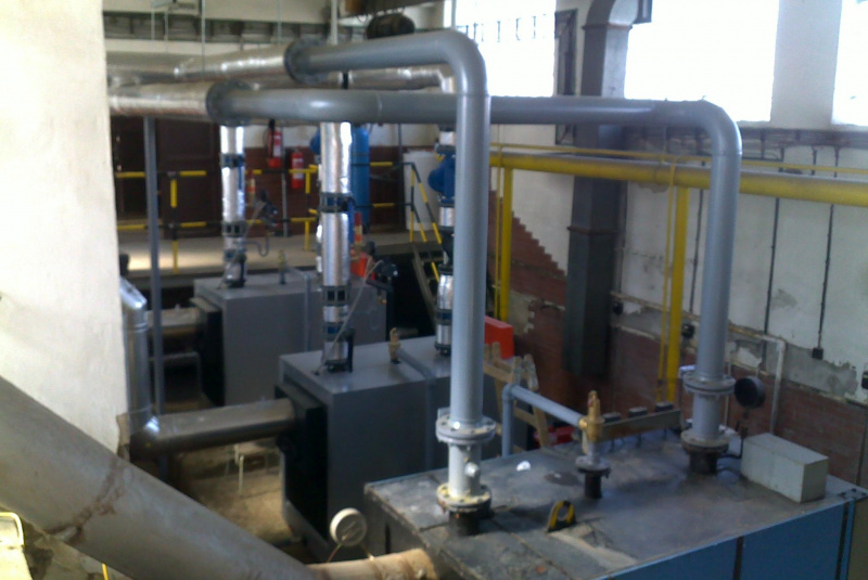 Ústredné kúrenie / PRIEMYSELNÉ  OBJEKTY / VÝROBNÉ  HALY - foto