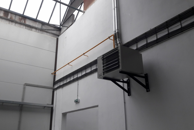 Ústredné kúrenie / PRIEMYSELNÉ  OBJEKTY / VÝROBNÉ  HALY - foto