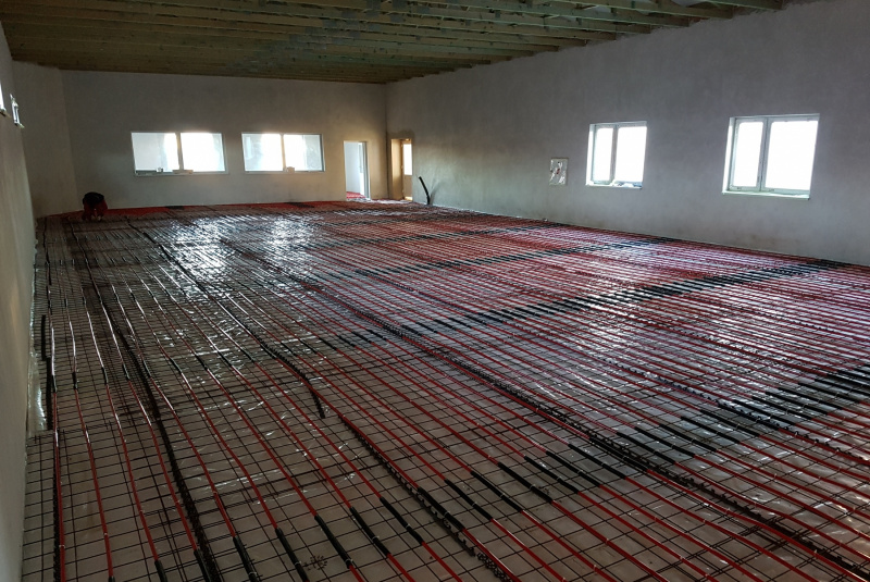 Ústredné kúrenie / PRIEMYSELNÉ  OBJEKTY / VÝROBNÉ  HALY - foto