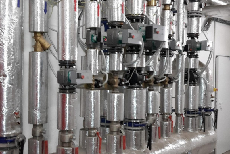 Ústredné kúrenie / PRIEMYSELNÉ  OBJEKTY / VÝROBNÉ  HALY - foto