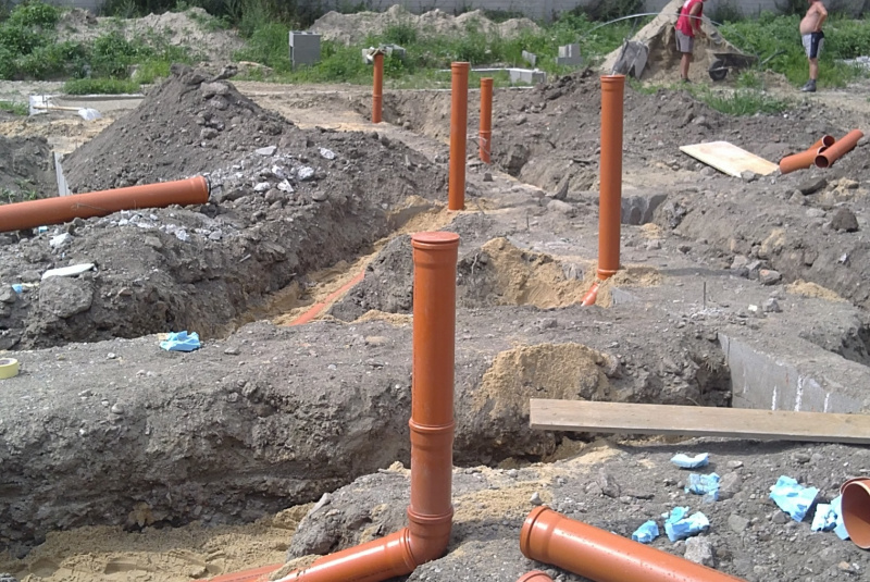 Voda, kanál (zdravotechnika ZTI) / RODINNÉ DOMY - foto