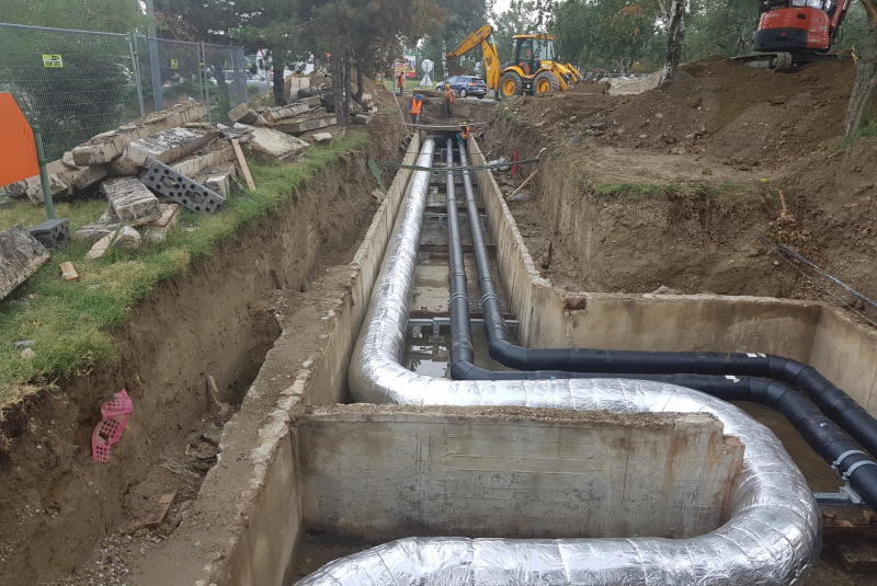 Technické, priemyselné, potrubné rozvody / Predizolované potrubia (teplovod, horúcovod) - foto Technické, priemyselné, potrubné rozvody / Predizolované potrubia (teplovod, horúcovod) - foto