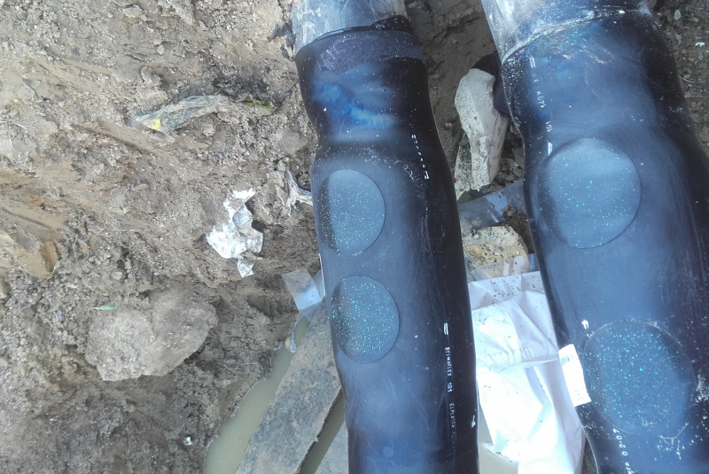 Technické, priemyselné, potrubné rozvody / Predizolované potrubia (teplovod, horúcovod) - foto