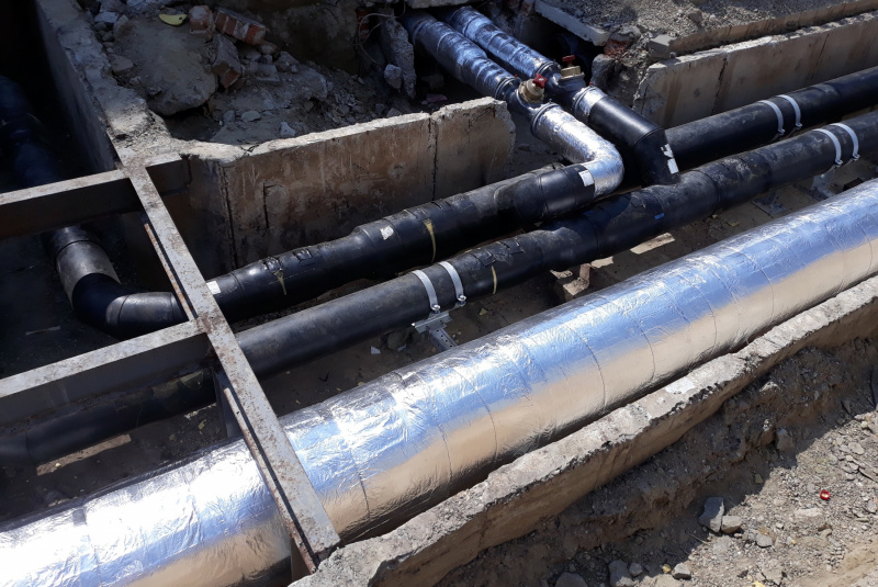Technické, priemyselné, potrubné rozvody / Predizolované potrubia (teplovod, horúcovod) - foto