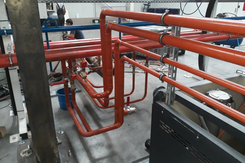 Technické, priemyselné, potrubné rozvody / Rozvod pary - foto Technické, priemyselné, potrubné rozvody / Rozvod pary - foto