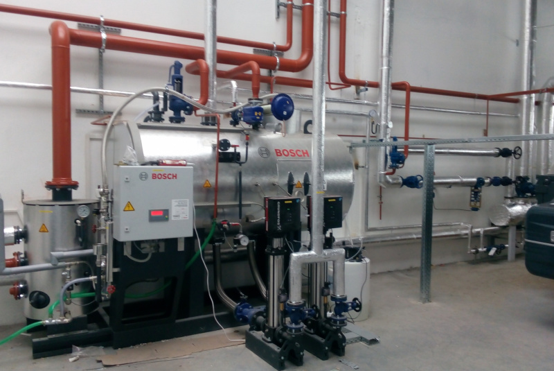 Technické, priemyselné, potrubné rozvody / Rozvod pary - foto