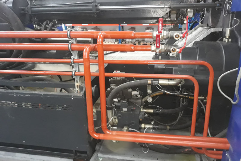 Technické, priemyselné, potrubné rozvody / Rozvod pary - foto