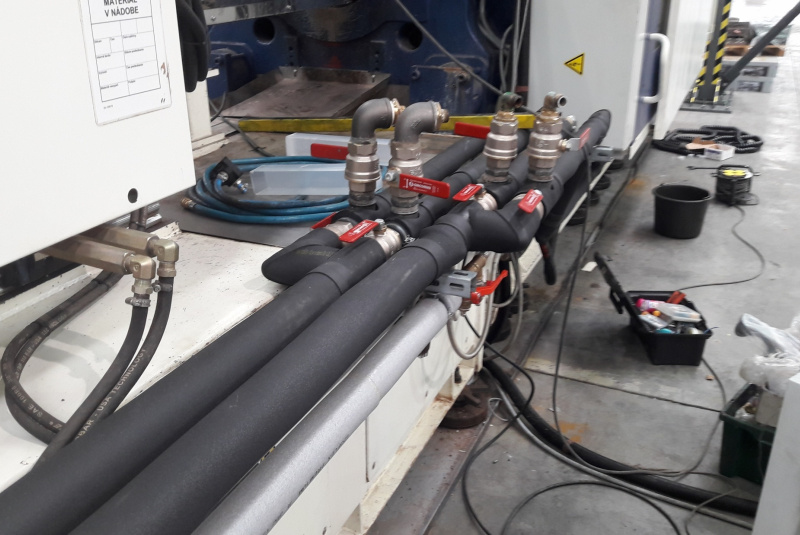 Technické, priemyselné, potrubné rozvody / Rozvod pary - foto