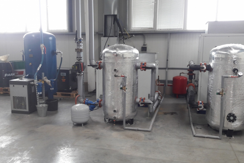 Technické, priemyselné, potrubné rozvody / Rozvod pary - foto